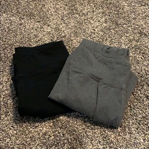 2 pairs of Arie leggings